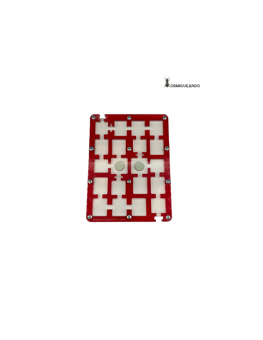 Antmeta H20x15 Seta Amp Placa COLOR - Red